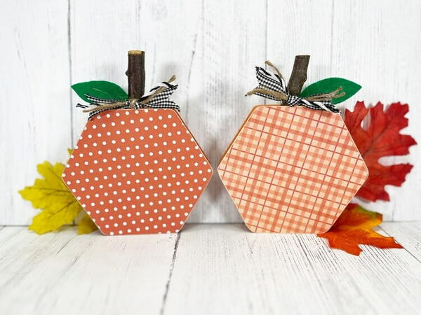 Hexagon Pumpkin Craft Activity Hexagon Pumpkin Craft Activity