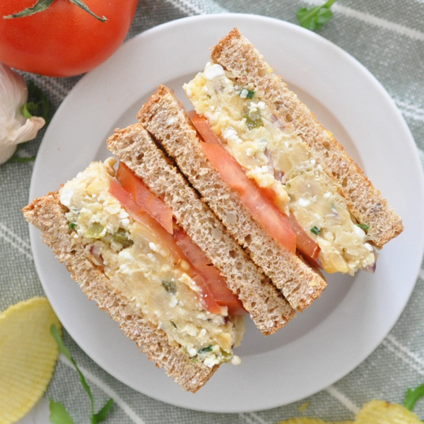 Healthy Chickpea Cottage Cheese Sandwich Easy 10 Minute Recipe Healthy Chickpea Cottage Cheese Sandwich | Easy 10 Minute Recipe
