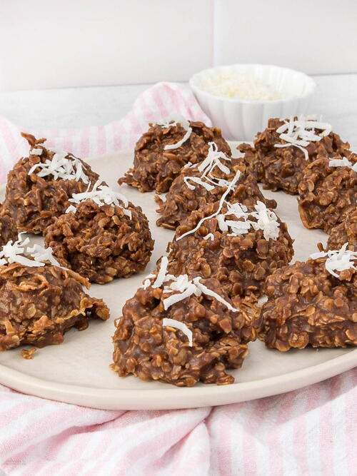 Fudgy No Bake Peanut Butter Cookies With Oatmeal Fudgy No Bake Peanut Butter Cookies With Oatmeal