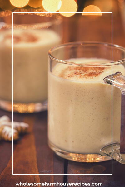 Classic Homemade Eggnog With Maple Syrup Classic Homemade Eggnog With Maple Syrup