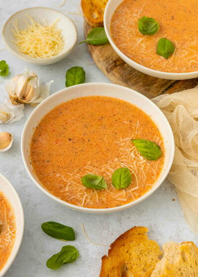 Roasted Red Pepper And Tomato Soup Roasted Red Pepper And Tomato Soup