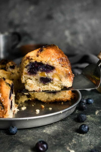 Peach Blueberry Bundt Cake With Peach Glaze For Brunch Or Dessert Peach Blueberry Bundt Cake With Peach Glaze For Brunch Or Dessert