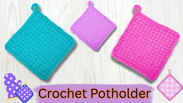 Easy Crochet Potholder Easy Crochet Potholder