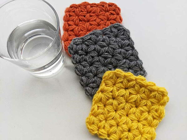 Jasmine Stitch Coaster Jasmine Stitch Coaster