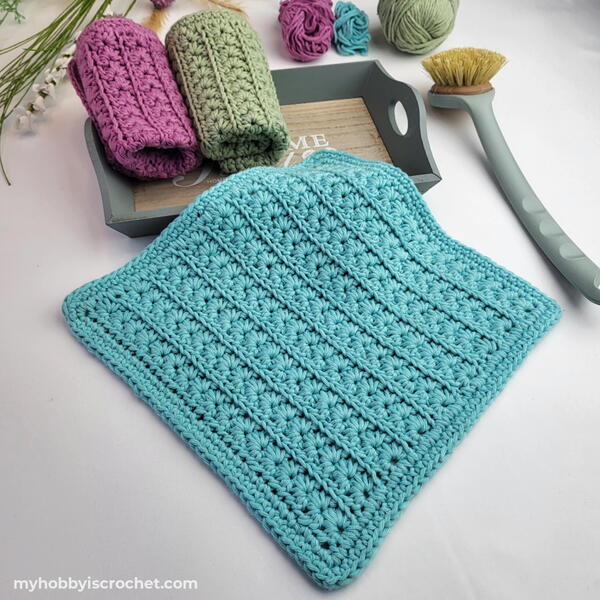 Textured Star Stitch Dishcloth Textured Star Stitch Dishcloth