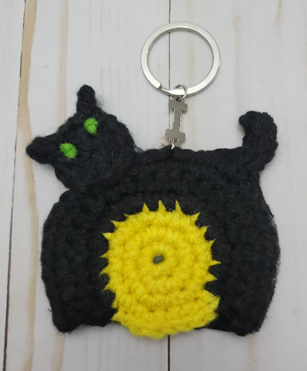 Black Cat Keychain Black Cat Keychain