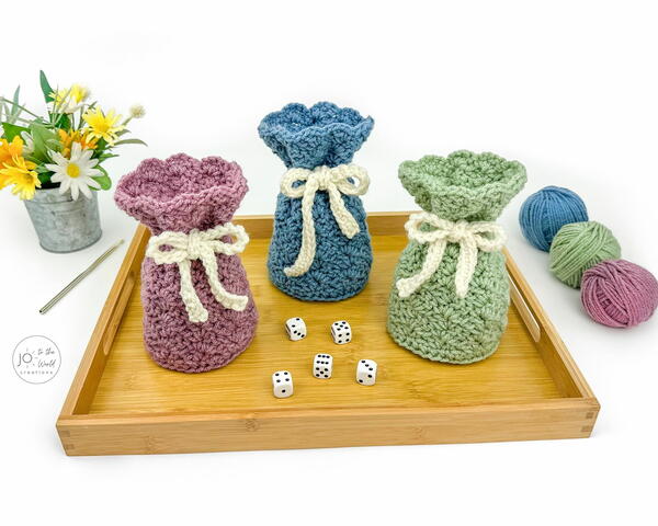 Drawstring Bag Crochet Pattern Drawstring Bag Crochet Pattern