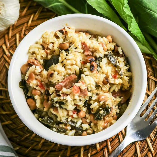 Slow Cooker Black-eyed Peas And Collard Greens Slow Cooker Black-eyed Peas And Collard Greens