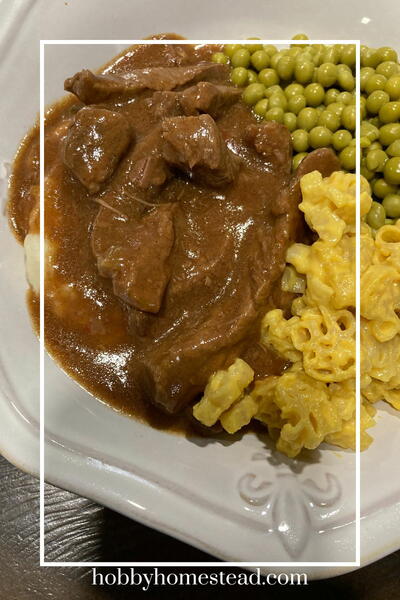 Slow Cooker Beef With Rich Savory Gravy Slow Cooker Beef With Rich Savory Gravy