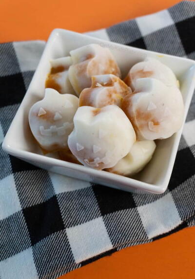 Frozen Pumpkin Pie Yogurt Snack Bites Frozen Pumpkin Pie Yogurt Snack Bites