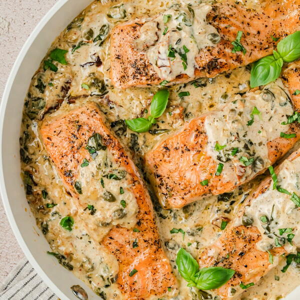 Creamy Tuscan Salmon Creamy Tuscan Salmon