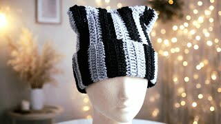 Crochet Cat Hat Crochet Cat Hat
