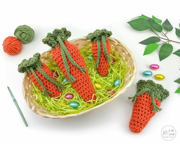 Easter Carrot Treat Bags Crochet Pattern Easter Carrot Treat Bags Crochet Pattern