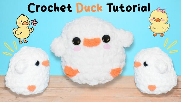 Cute Crochet Amigurumi Duck Cute Crochet Amigurumi Duck