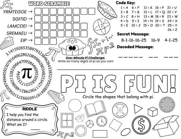 Free And Fun Pi Day Activities Free And Fun Pi Day Activities