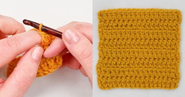 How To Front Loop Double Crochet How To Front Loop Double Crochet