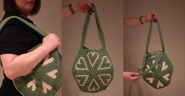 Heart Mosaic Crochet Bag Pattern Heart Mosaic Crochet Bag Pattern