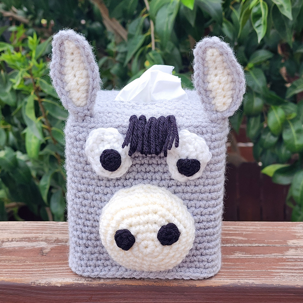 Donkey Tissue Box Cover Donkey Tissue Box Cover