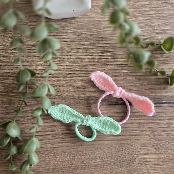 Easy 5 Minute Crochet Hair Tie Easy 5 Minute Crochet Hair Tie