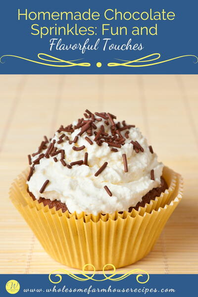 Homemade Chocolate Sprinkles Homemade Chocolate Sprinkles