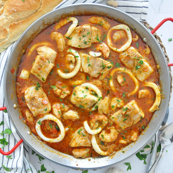 Spanish Seafood Stew From Valencia Zarzuela De Pescado Y Marisco Spanish Seafood Stew From Valencia | Zarzuela De Pescado Y Marisco