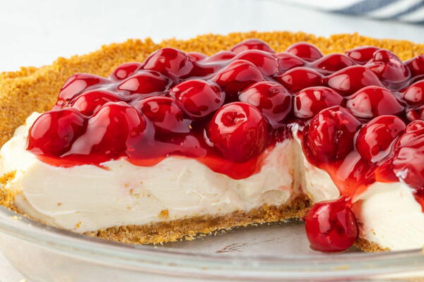 No-bake Cherry Pie With Graham Cracker Crust No-bake Cherry Pie With Graham Cracker Crust