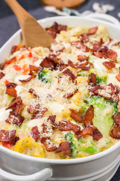 Cheesy Tortellini Casserole Cheesy Tortellini Casserole