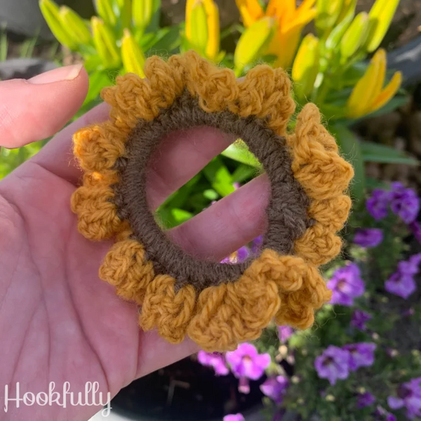 Sunflower Scrunchie Sunflower Scrunchie