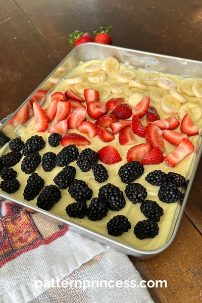 No Bake Pudding Dessert With Fresh Fruit No Bake Pudding Dessert With Fresh Fruit