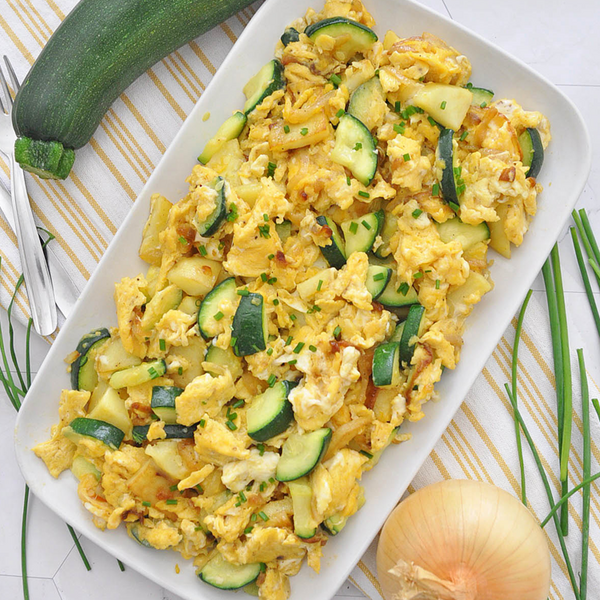 Got Zucchini Make This Spanish Zucchini And Potato Scramble Got Zucchini? Make This Spanish Zucchini And Potato Scramble