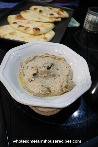 Easy Creamy Baba Ganoush With Eggplant Puree eggplant Dip Easy Creamy Baba Ganoush With Eggplant Puree (eggplant Dip)