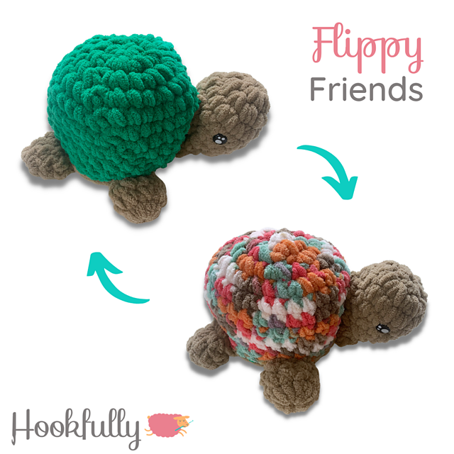 Reversible Turtle - Flippy Friends Reversible Turtle - Flippy Friends