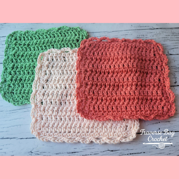 Beginner Lace Dishcloth Beginner Lace Dishcloth