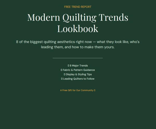 Quilting Trends Lookbook Quilting Trends Lookbook