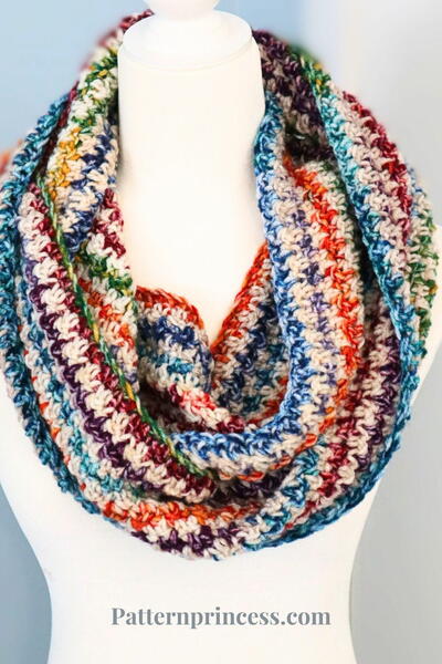 Frost Blossom Infinity Scarf Crochet Pattern Frost Blossom Infinity Scarf Crochet Pattern