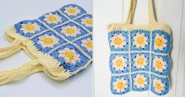 Daisy Granny Square Bag Pattern Daisy Granny Square Bag Pattern