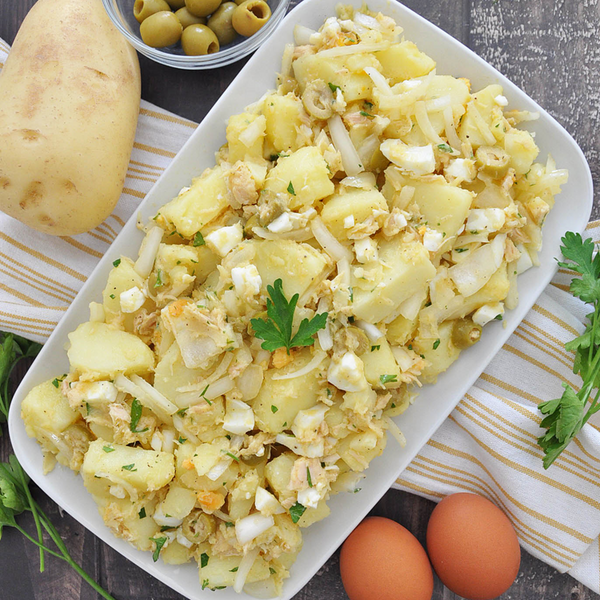 Spanish Potato Salad From Cdiz Papas Alis Con Huevo Y Atn Spanish Potato Salad From Cádiz | Papas Aliñás Con Huevo Y Atún