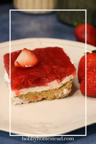 Old-fashioned Rhubarb Cream Dessert No-bake Old-fashioned Rhubarb Cream Dessert: No-bake