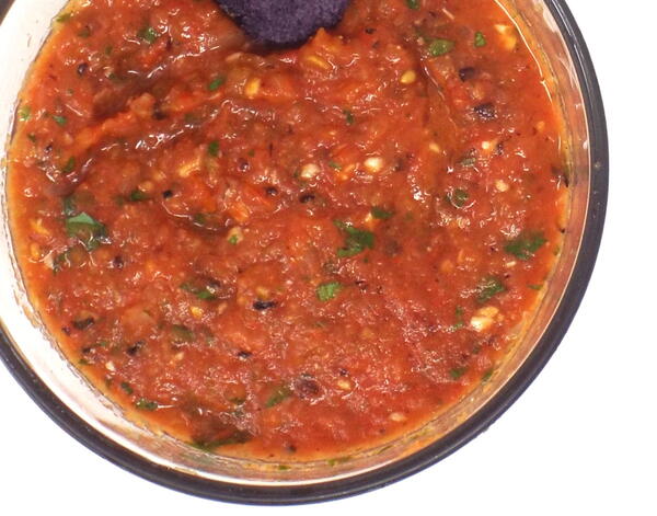 Oven Roasted Tomato Salsa Oven Roasted Tomato Salsa