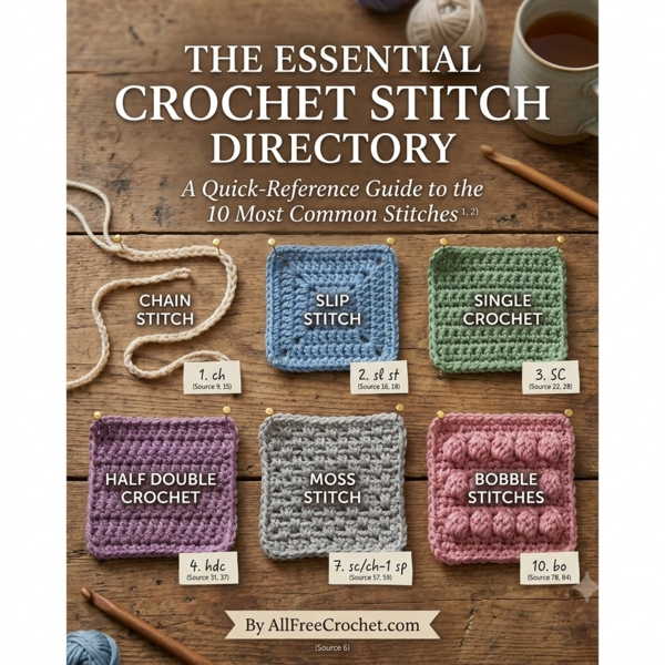 Essential Crochet Stitch Directory Essential Crochet Stitch Directory