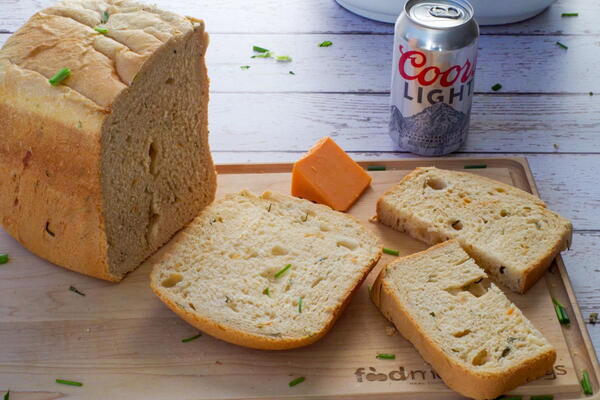 Bread Machine Beer Cheese Bread with Chives Bread Machine Beer Cheese Bread (with Chives)