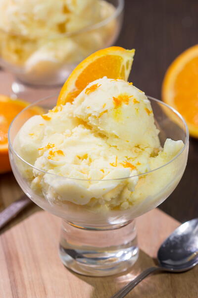Homemade Orange Sherbet Homemade Orange Sherbet