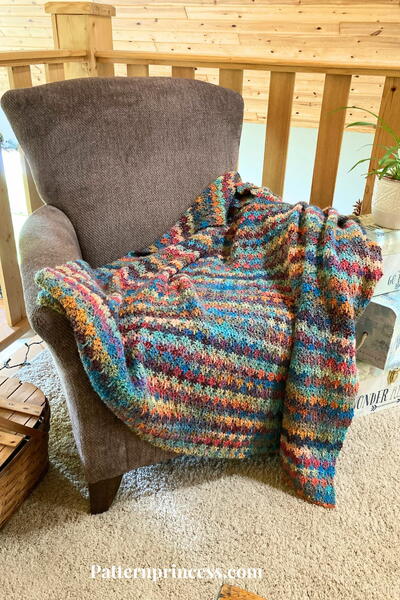 Painted Pathways Throw Blanket Crochet Pattern Painted Pathways Throw Blanket Crochet Pattern