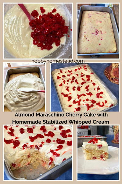 Old-fashioned Almond Maraschino Cherry Cake Old-fashioned Almond Maraschino Cherry Cake