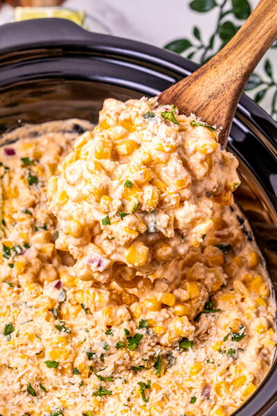 Slow Cooker Mexican Street Corn Dip Slow Cooker Mexican Street Corn Dip