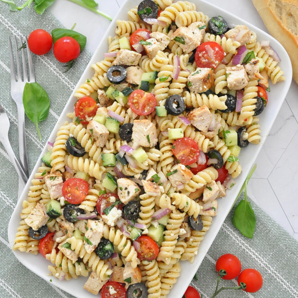 Mediterranean Chicken Pasta Salad Mediterranean Chicken Pasta Salad