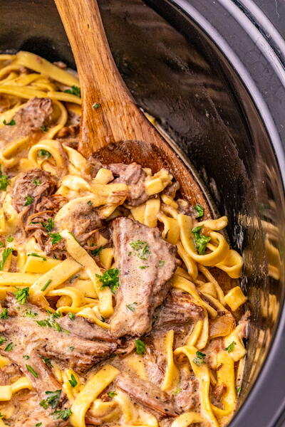 Slow Cooker Beef And Noodles Slow Cooker Beef And Noodles