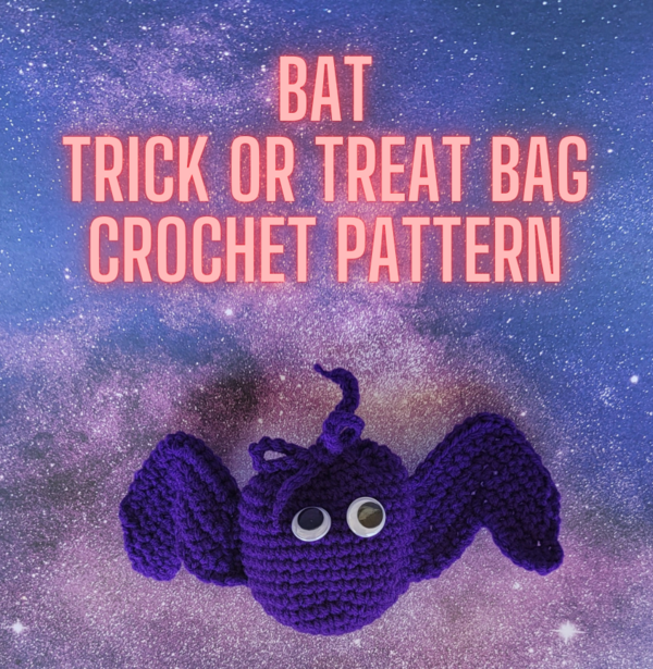Bat Trick Or Treat Bag Bat Trick Or Treat Bag