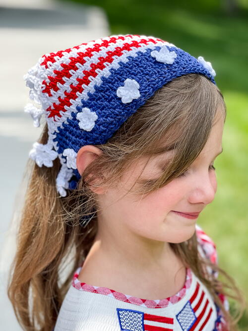 Americana Stars Stripes Head Scarf Americana Stars & Stripes Head Scarf