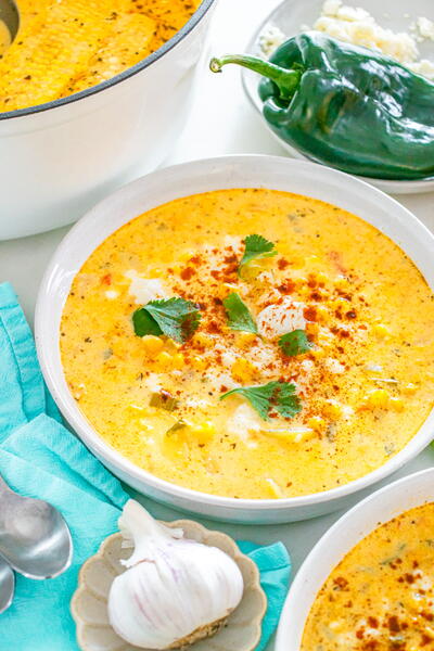Mexican Street Corn Chowder Mexican Street Corn Chowder